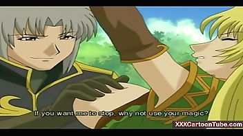 Elf hentai girl fucked in a magic forest