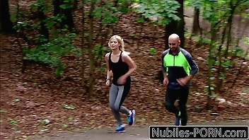 Nubiles-Porn Sexy Blonde Fucked By Trainer