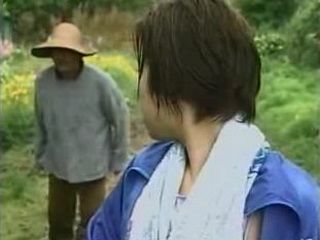 Fucking Frenzied Farm Slut Surprised by Stranger's Thrust