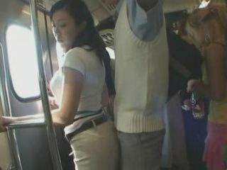 Fucking a MILF in Tokyo's public ride