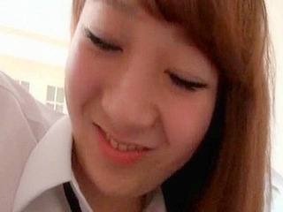 Japanese big booty babe gets drilled dry