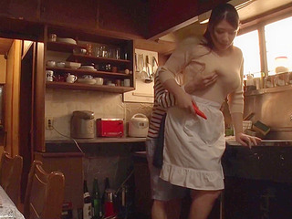 Japanese MILF's Slippery Cunt Drives Son Wild with Desire - Forbidden Nippon Fantasy!