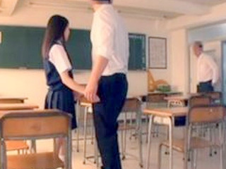Fucking fantasy of being a slutty schoolgirl in a Tokyo nippon XXX classroom to satisfy her horny desires
