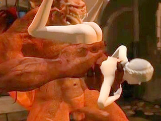 Sex-crazed nippon monster fucks stunning blonde with passionate licking and wild XXX tokyo