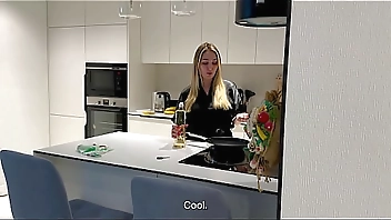 Stepmom fucks her stepson's best friend and gets a vaginal creampie